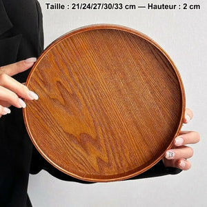 Taille 21 à 33 cm hauteur 2 cm plateau en bambou vintage dimensions
