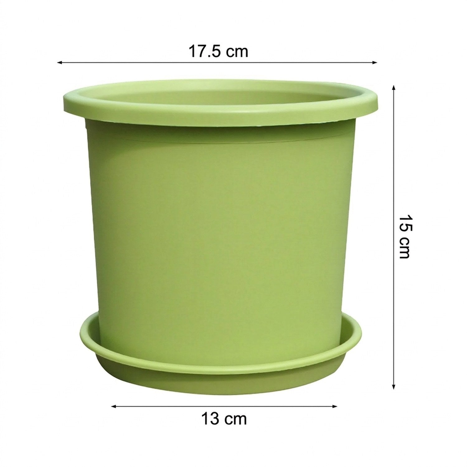 Dimensions pot taille M : 17,5 cm diamètre, 15 cm hauteur