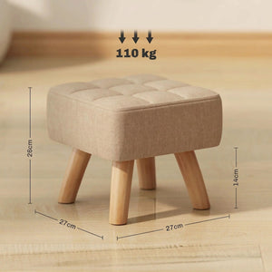 Dimensions du pouf repose pied en centimètres