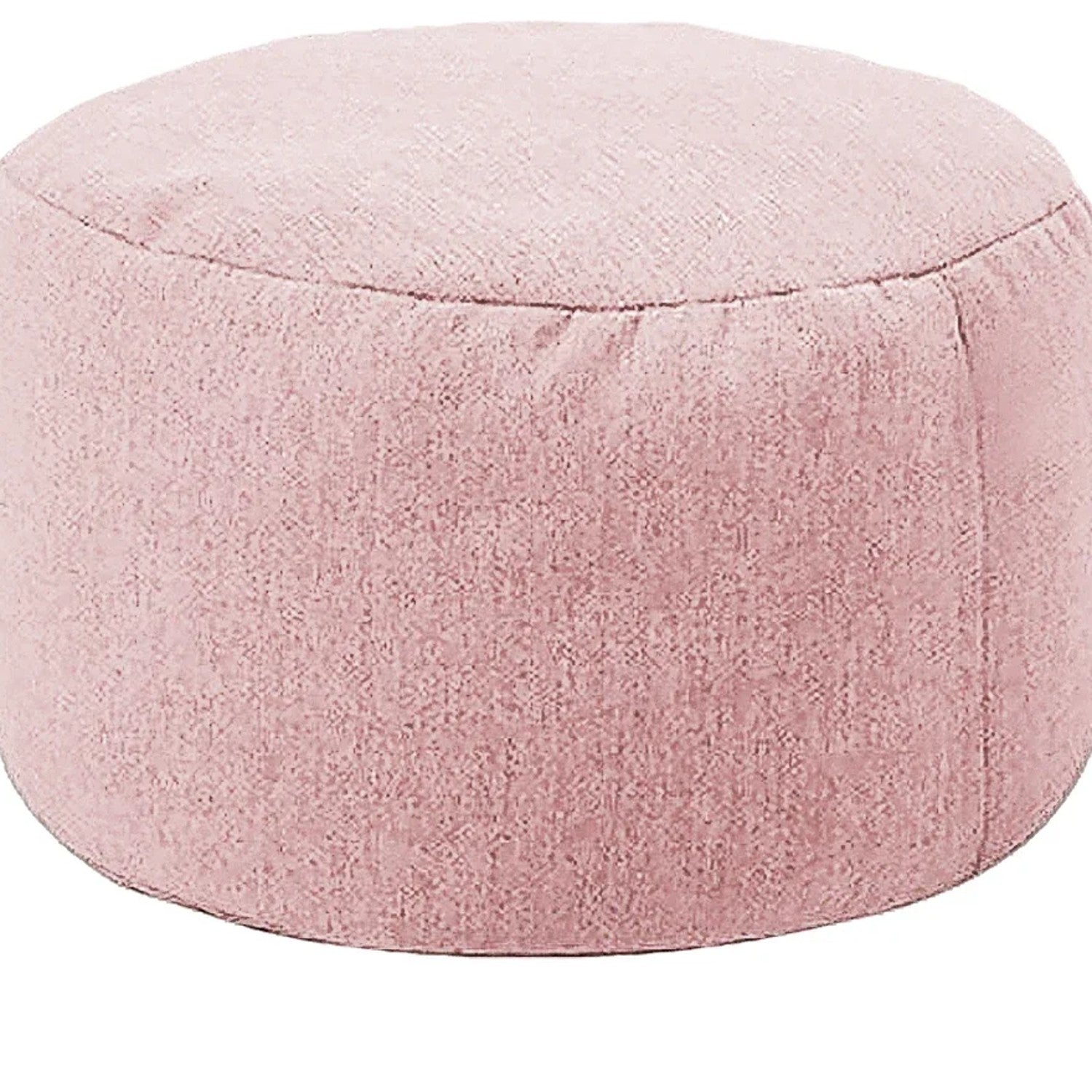 Pouf rond en lin Rose