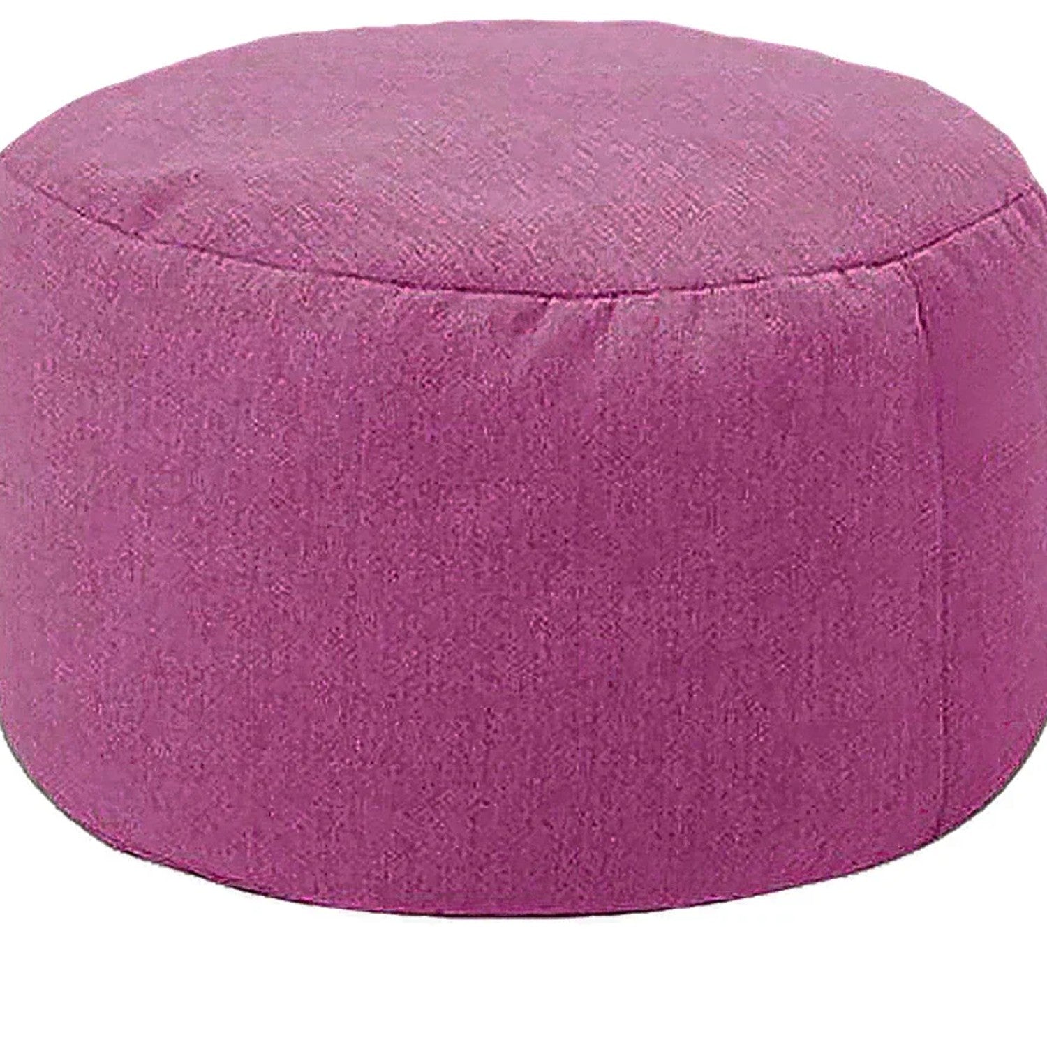 Pouf rond en lin Violet