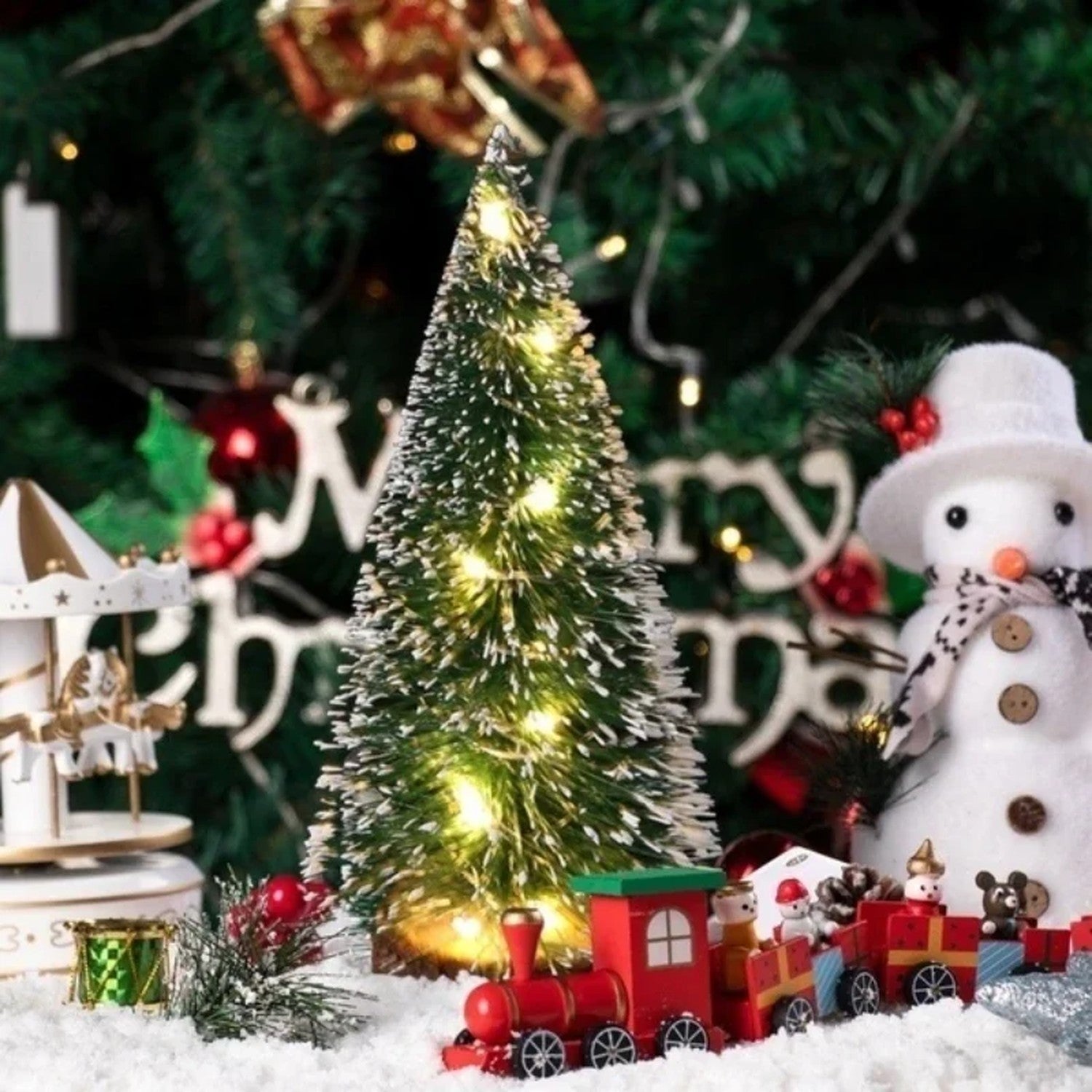 Sapin de Noël artificiel LED miniature - vue 3