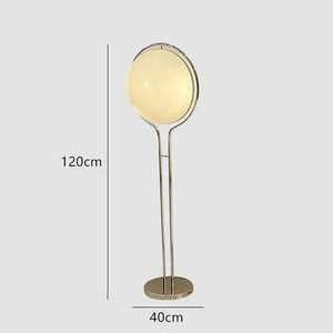 Schéma dimensions lampadaire 1 boule 120 cm