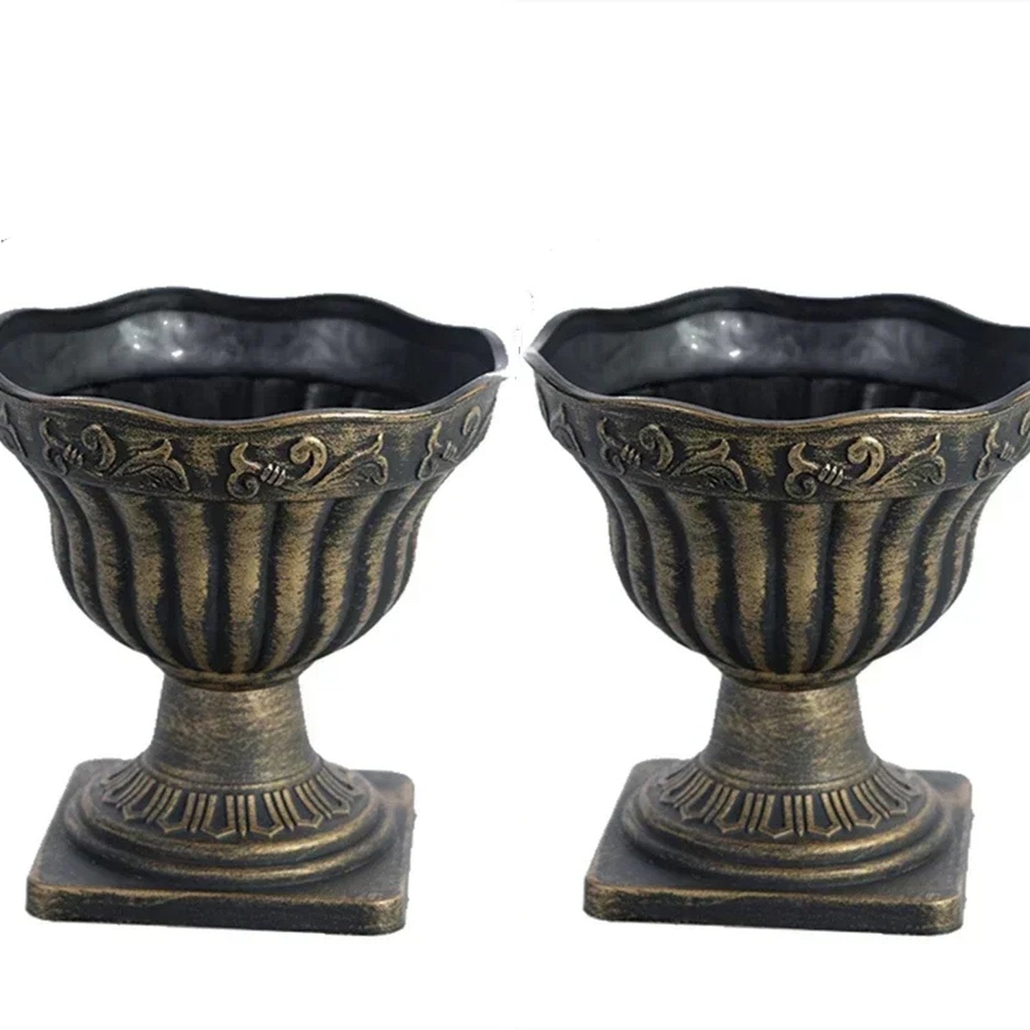 Vases romains duo de coupes bronze