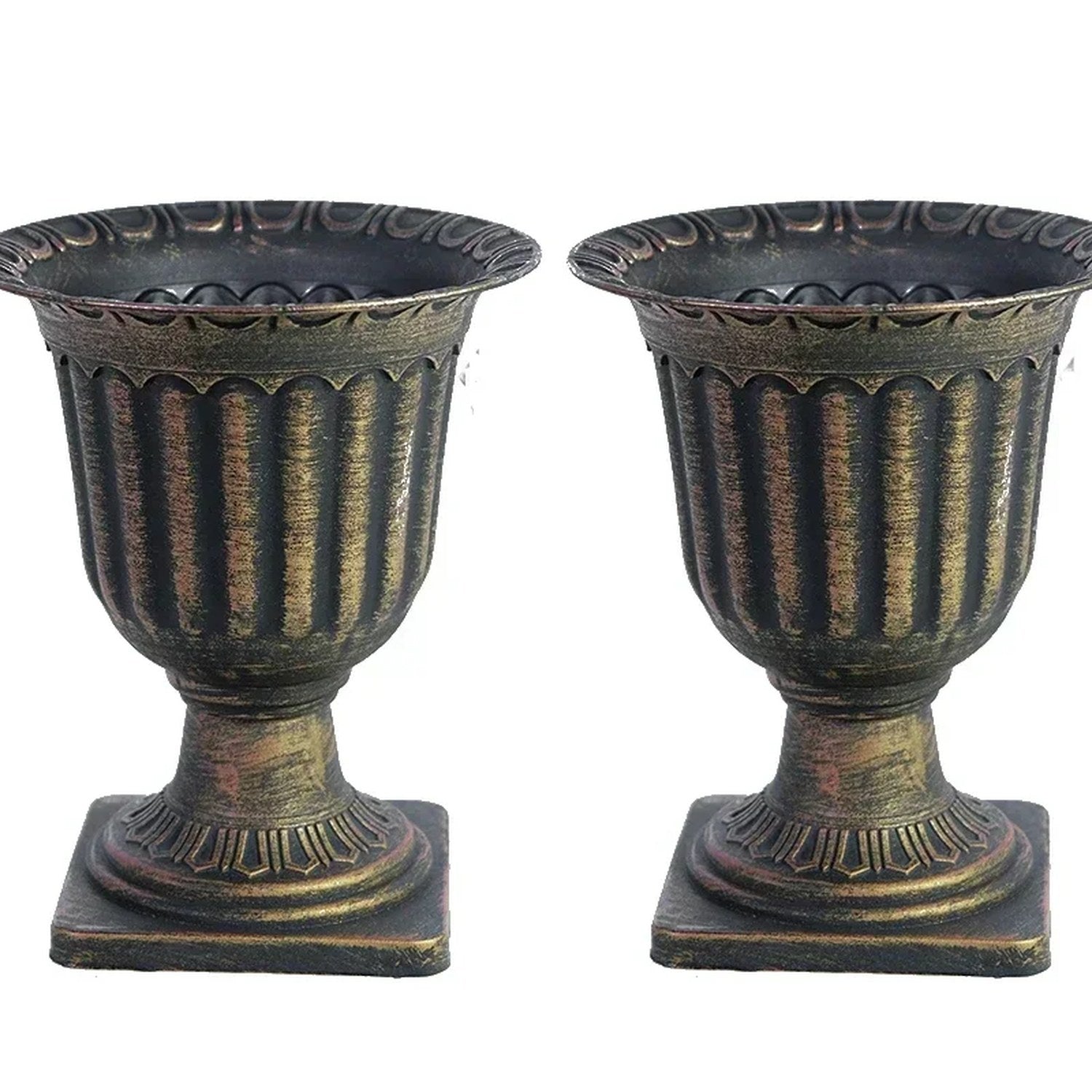 Vases romains duo d'urnes bronze