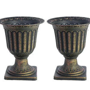 Vases romains duo d'urnes bronze