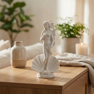 Statue Vénus résine blanche sculpture mythologie grecque