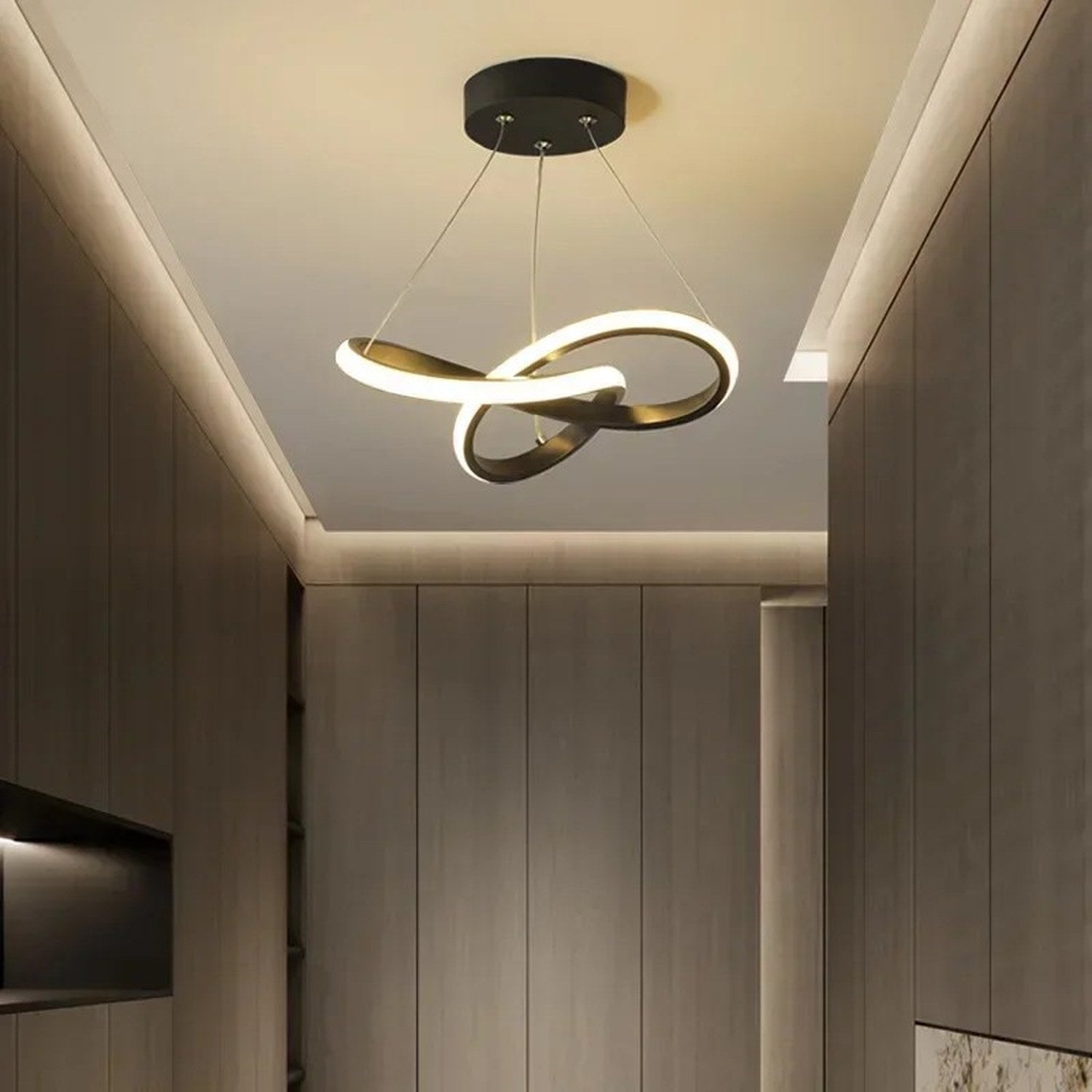 Suspension LED nordique 30cm en métal - vue 4