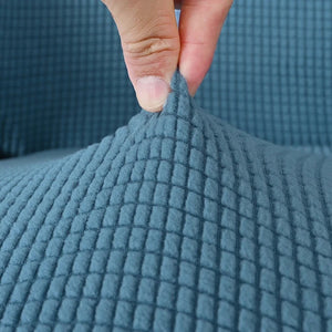 Gros plan du tissu maille extensible de la housse de chaise gaming
