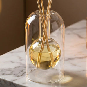 Diffuseur à bâtons en verre double paroi modèle transparent rond 200 vue produit