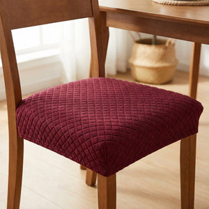 Housse de siège de chaise imperméable coloris bourgogne