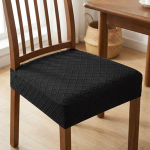 Housse de siège de chaise imperméable coloris noir