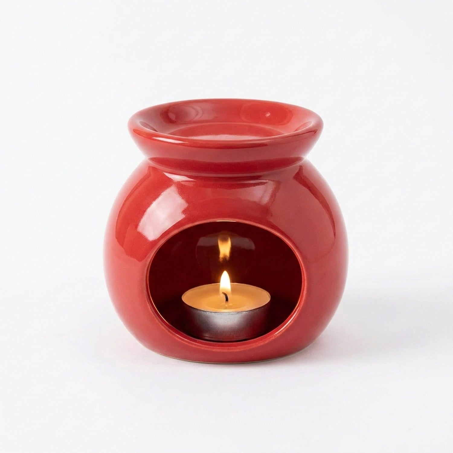 Brûle-parfum céramique coloris Rouge