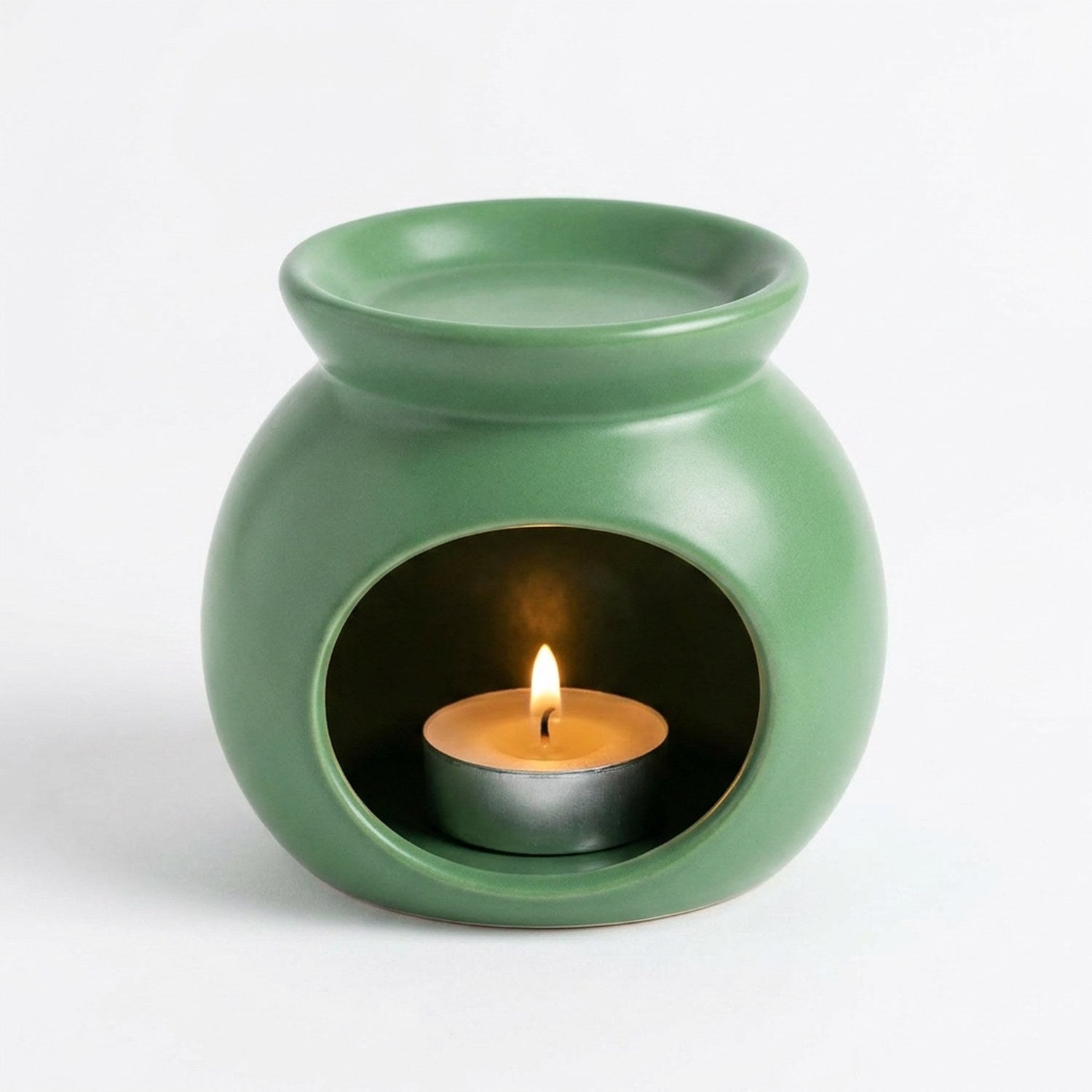 Brûle-parfum céramique coloris Vert