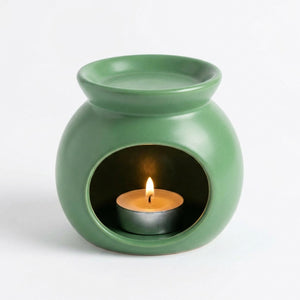 Brûle-parfum céramique coloris Vert