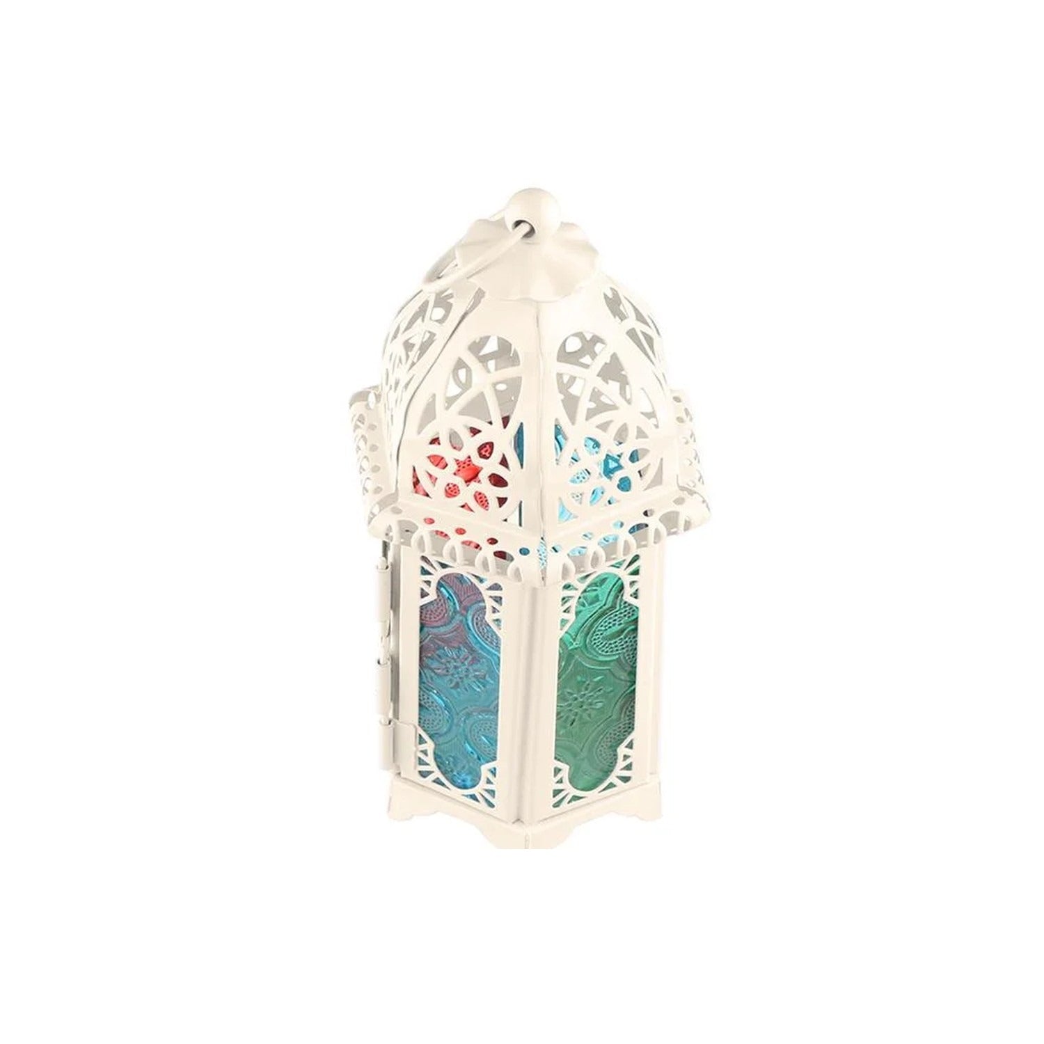 Lot 2 lanternes marocaines - Duo Blanc