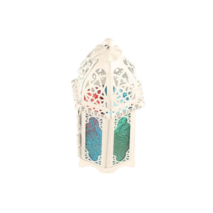 Lot 2 lanternes marocaines - Duo Blanc