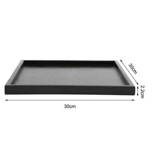 Dimensions plateau carré 30×30 cm hauteur bords 2,2 cm