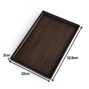 Dimensions plateau bambou S 33x22 cm