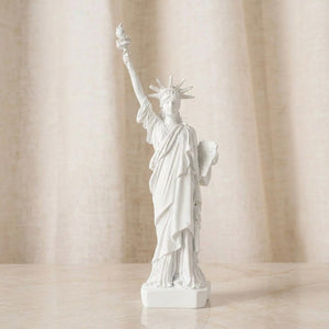 Statuette Statue de la Liberté résine blanche 30 cm - variante Blanche