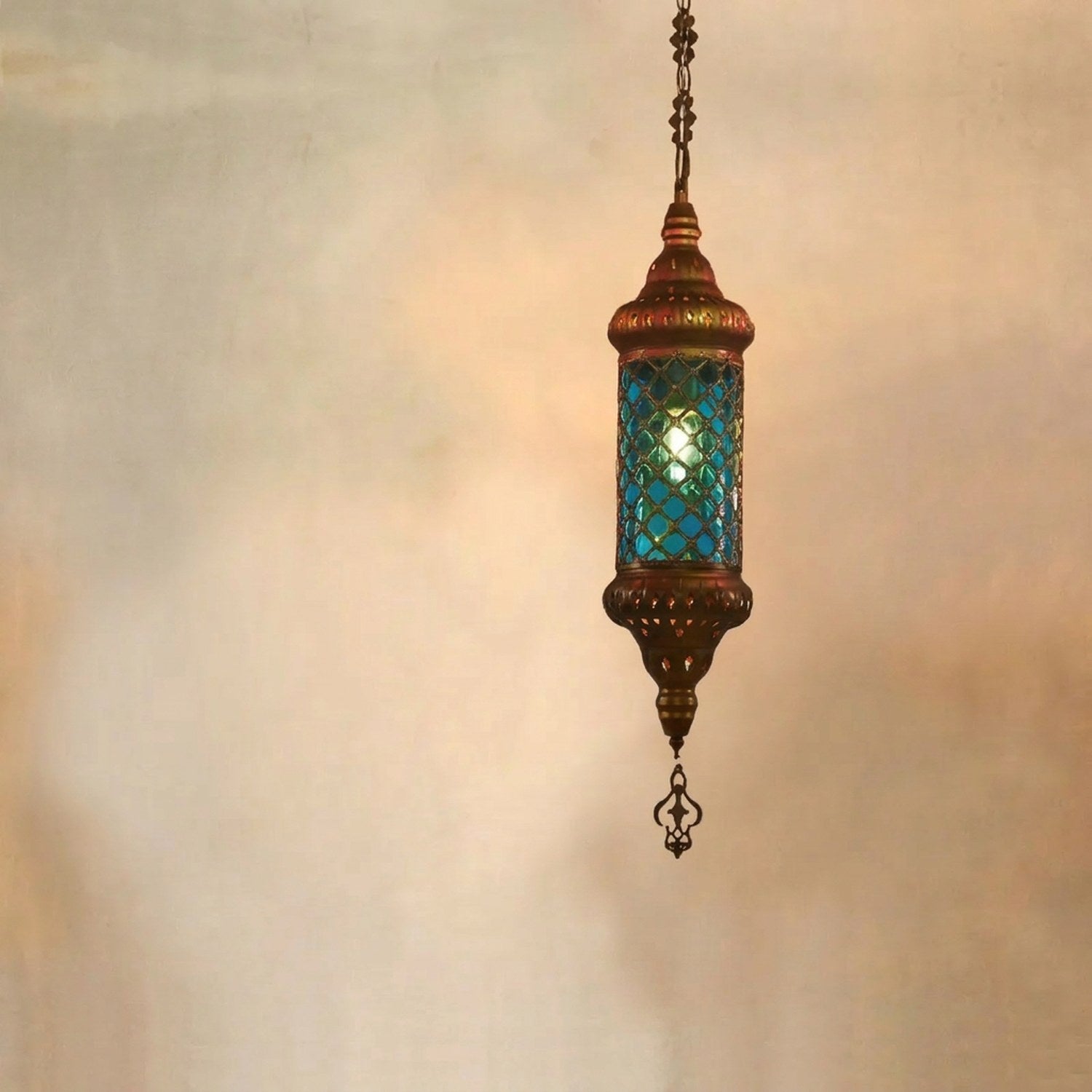 Lustre marocain variante bleue