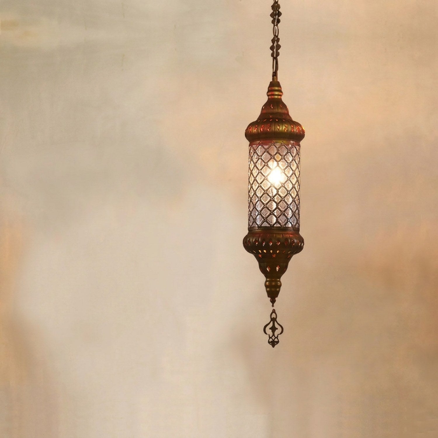 Lustre marocain variante transparente