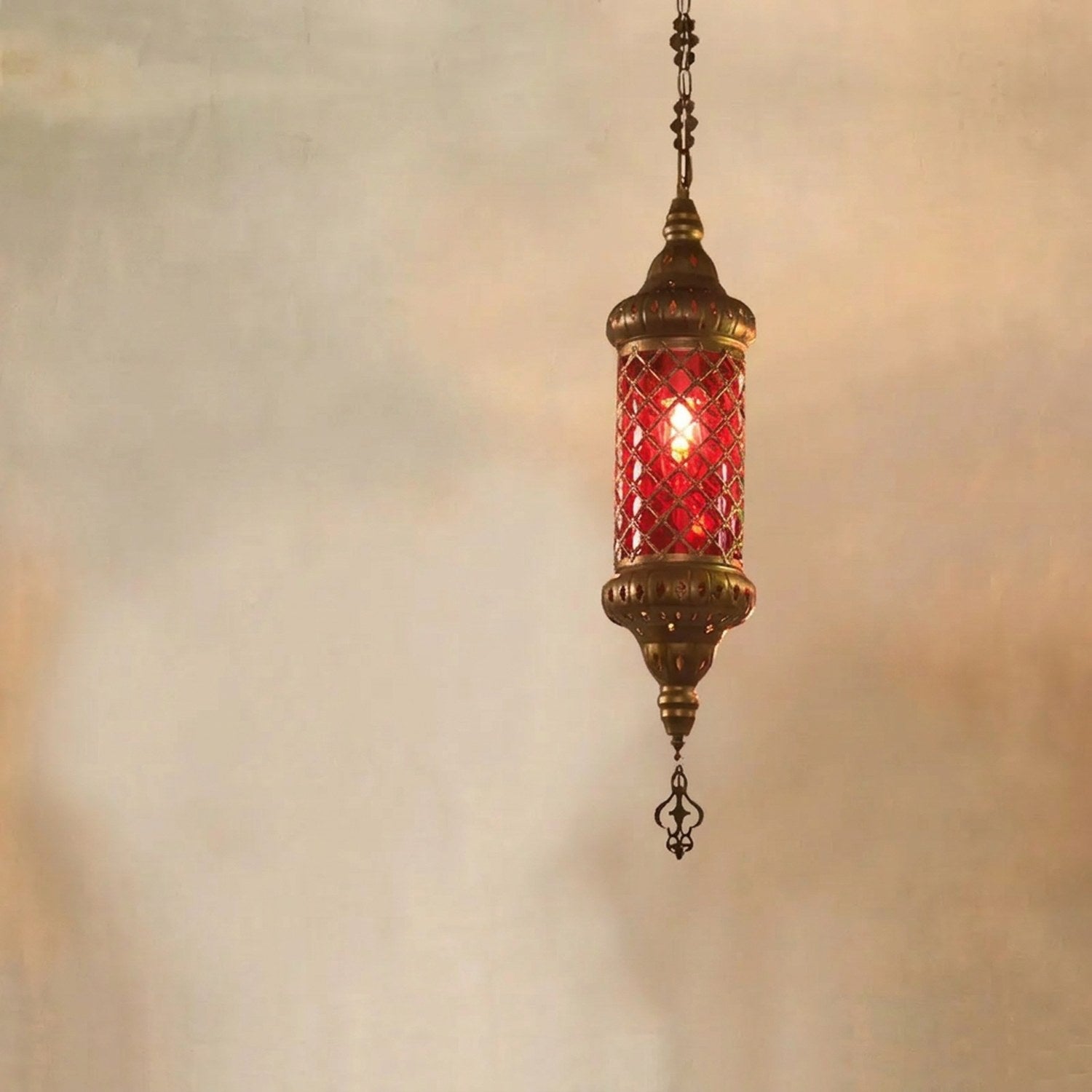 Lustre marocain variante rouge