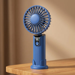 Ventilateur portable couleur bleue