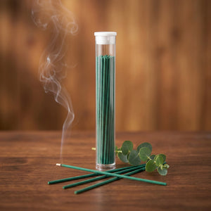 Bâtons d'encens parfum forêt vert sapin