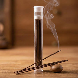 Bâtons d'encens parfum bois de santal marron naturel