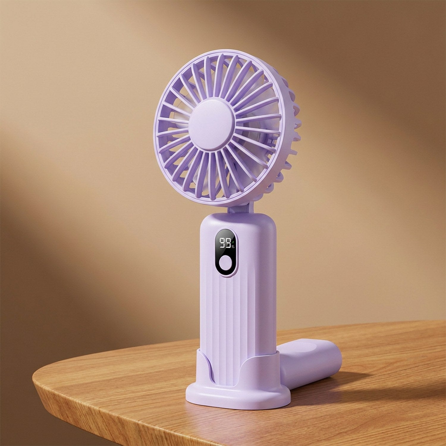 Ventilateur portable couleur violette