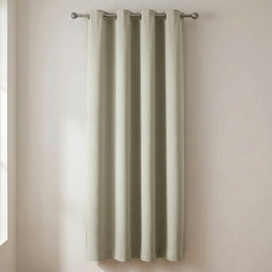 Rideau occultant beige, panneau complet