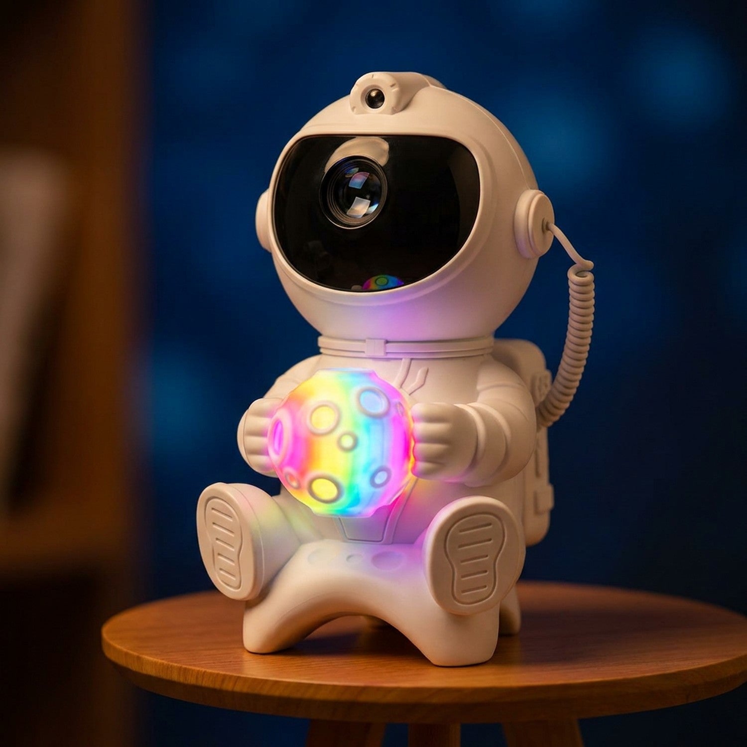 Lampe astronaute avec veilleuse colorée et haut-parleur Bluetooth