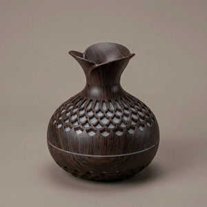 Diffuseur vase Bois foncé fond neutre