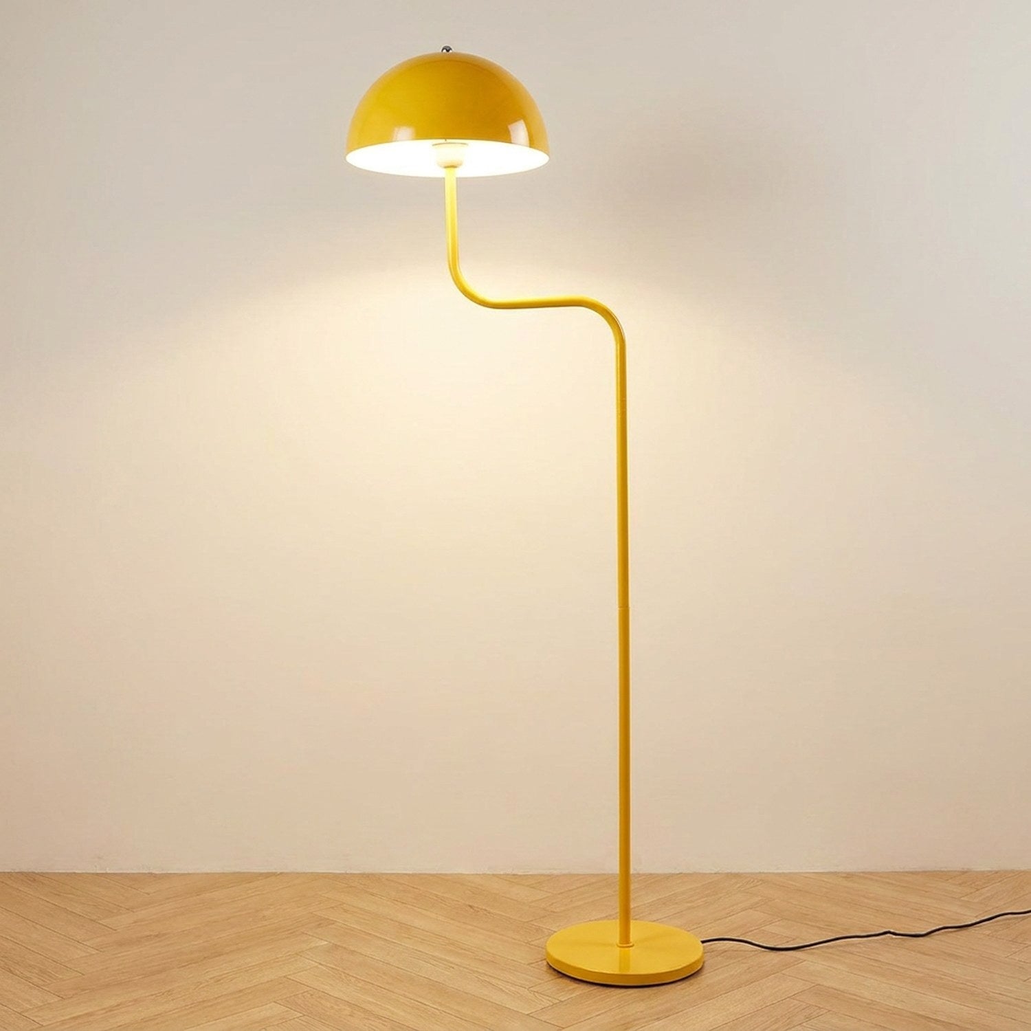 Lampadaire champignon Jaune
