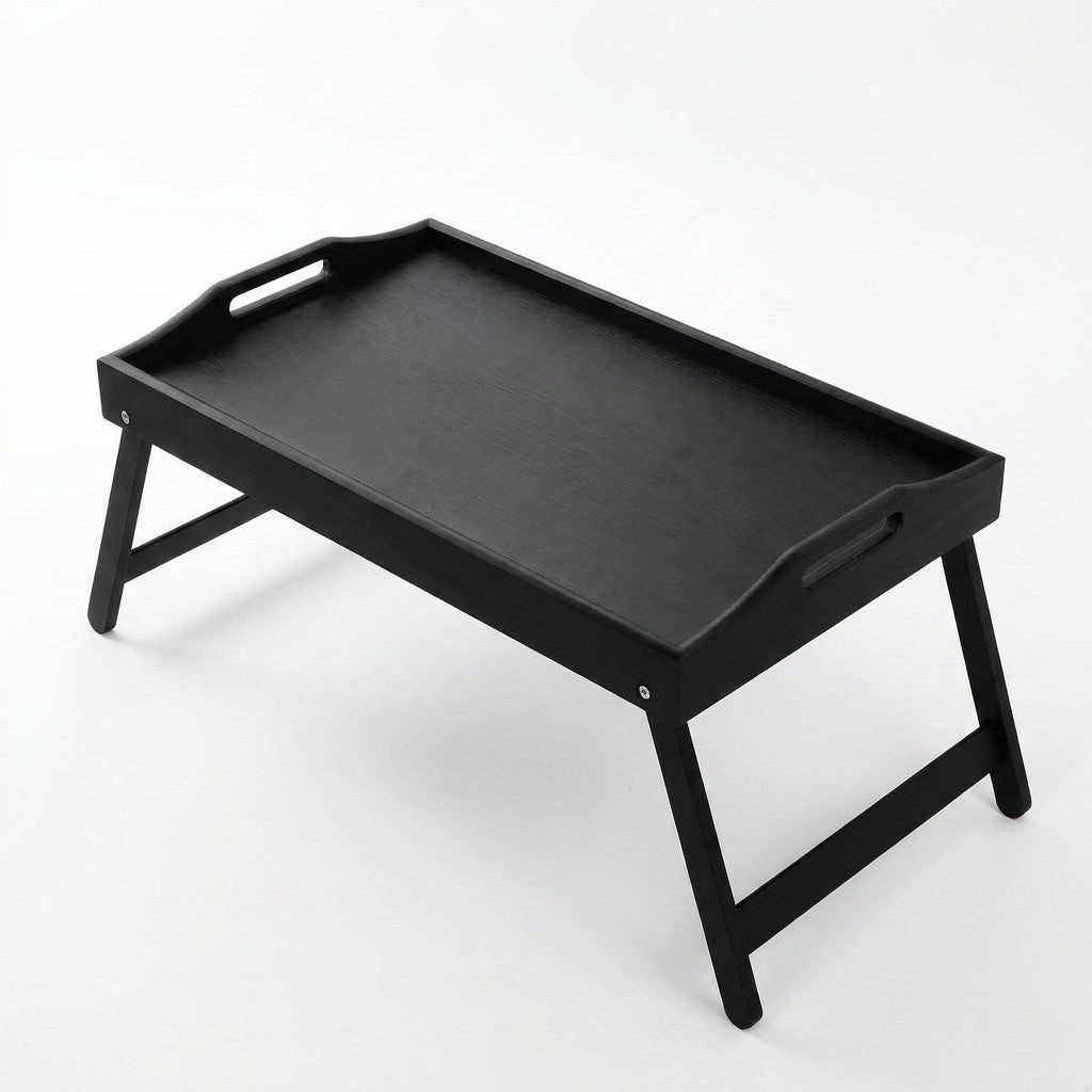 Plateau de lit pliant bambou couleur Noir