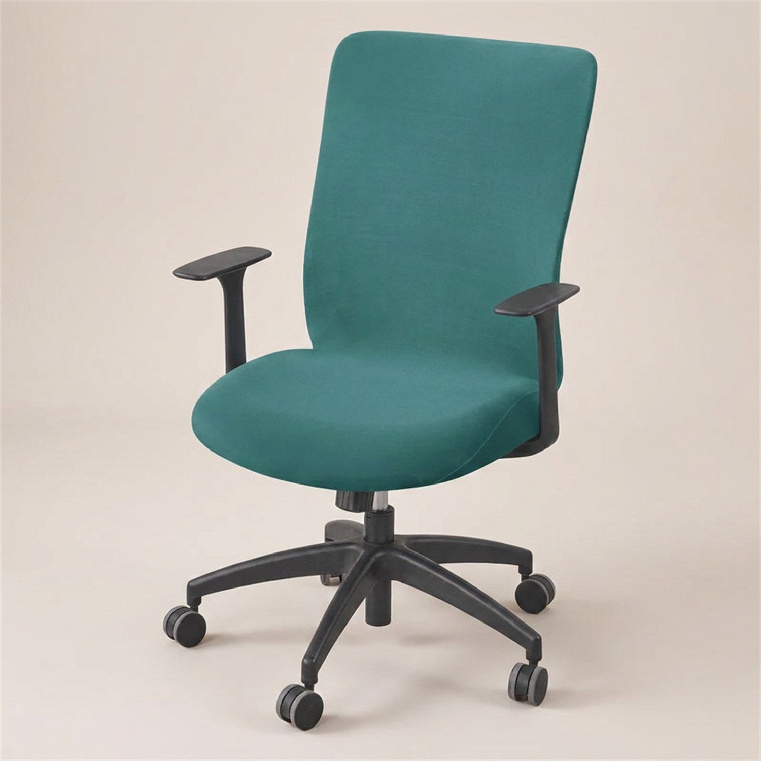Housse de chaise de bureau couleur turquoise