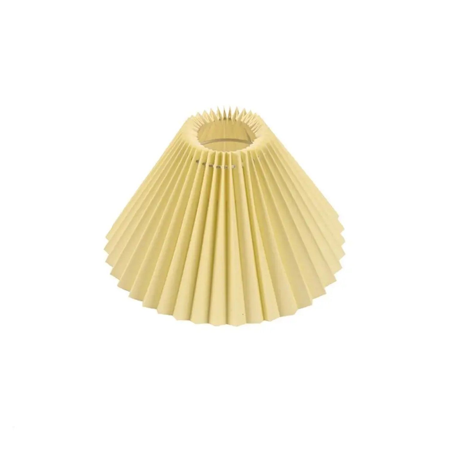 Abat-jour plissé tissu Beige