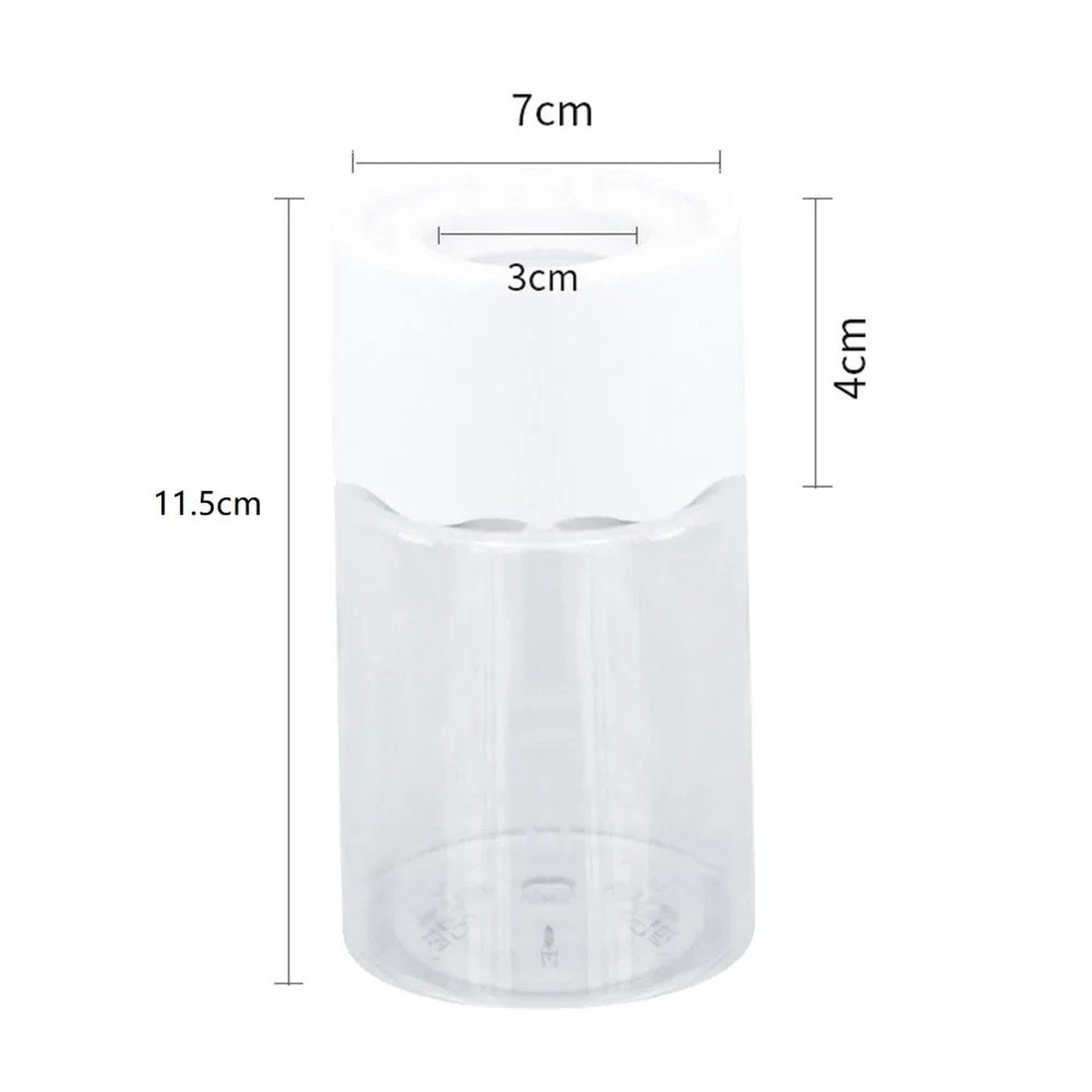 Dimensions vase hydroponique transparent 7 cm diamètre 15 cm hauteur