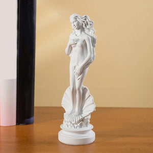 Statue Vénus bureau livres décoration