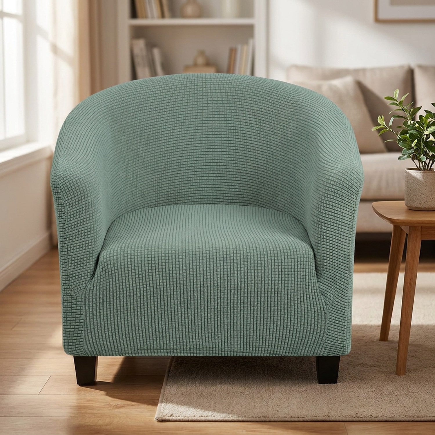 Housse de fauteuil cabriolet en maille polaire verte