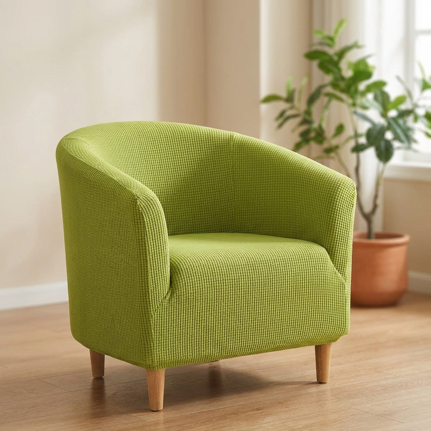 Housse de fauteuil cabriolet extensible couleur verte
