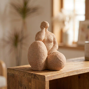 Figurine femme yoga pose Sérénité coloris Terracotta